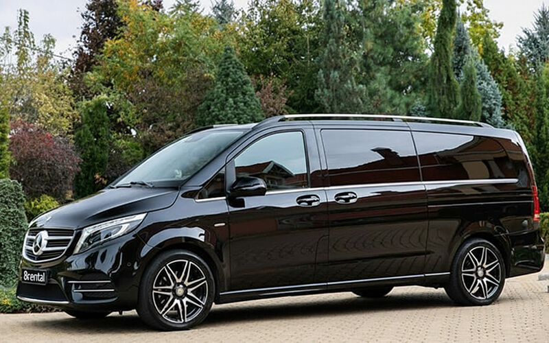 Van Mercedes-Benz Classe V, vu de face