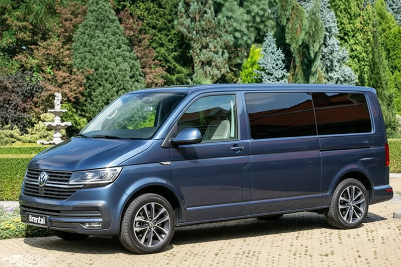 Van Volkswagen Caravelle, vu de face
